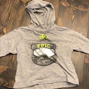 Hooded shirt pullover